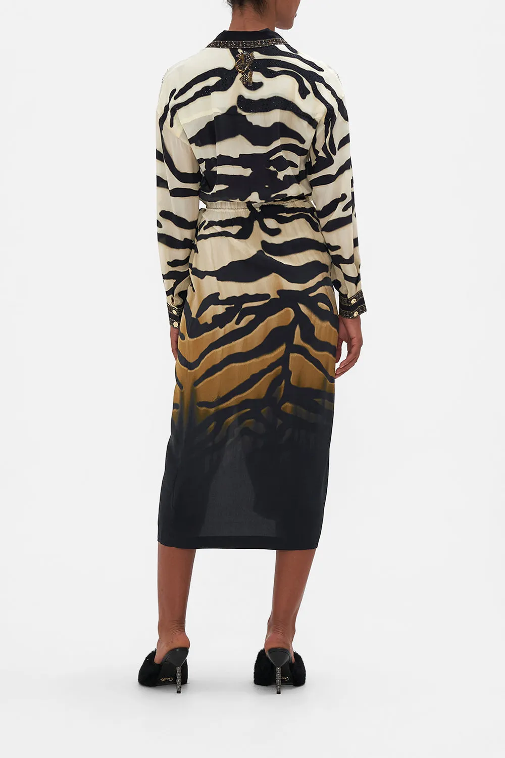 TWIST FRONT SHIRT DRESS TAME MY TIGER sold by Camilla product image thumbnail 2