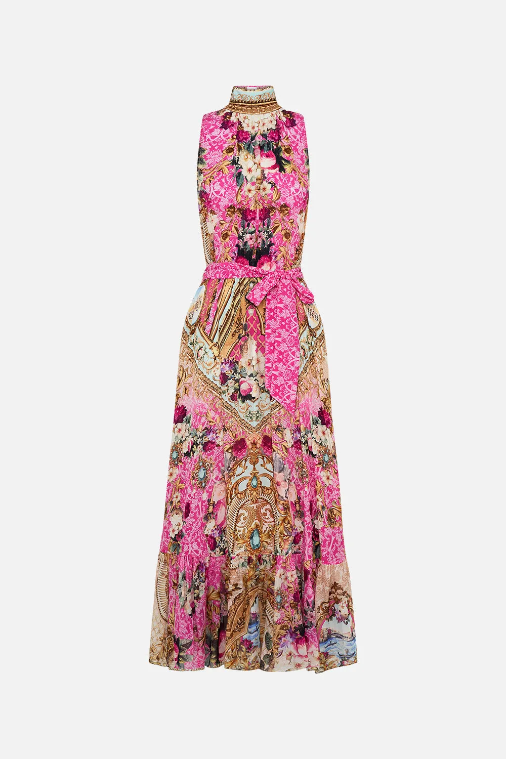 NECKTIE DRESS WITH ELASTICATED WAIST CALL OF THE CANAL sold by Camilla product image thumbnail 3