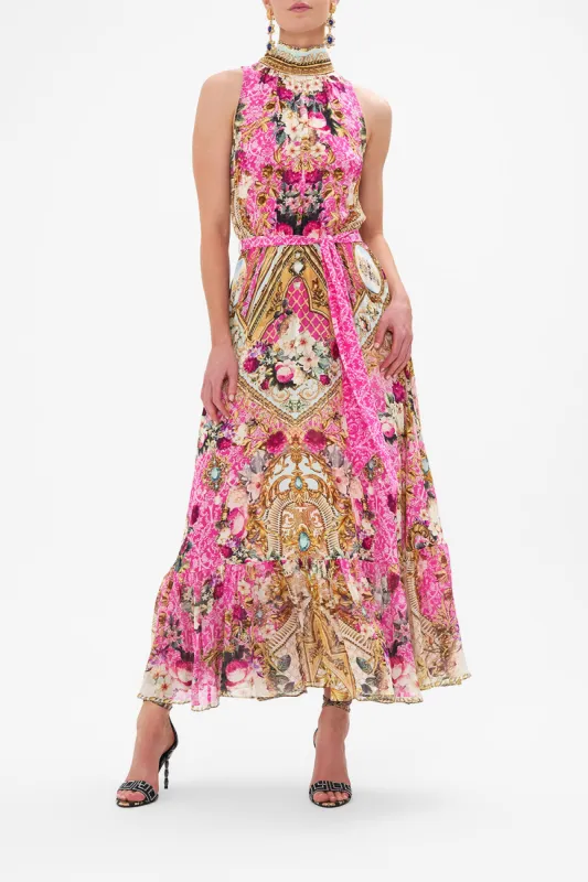 NECKTIE DRESS WITH ELASTICATED WAIST CALL OF THE CANAL sold by Camilla