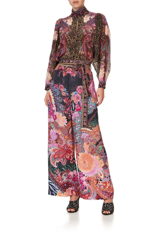 PAPERBAG WAIST WIDE LEG PANT SWINGING SIXTIES sold by Camilla