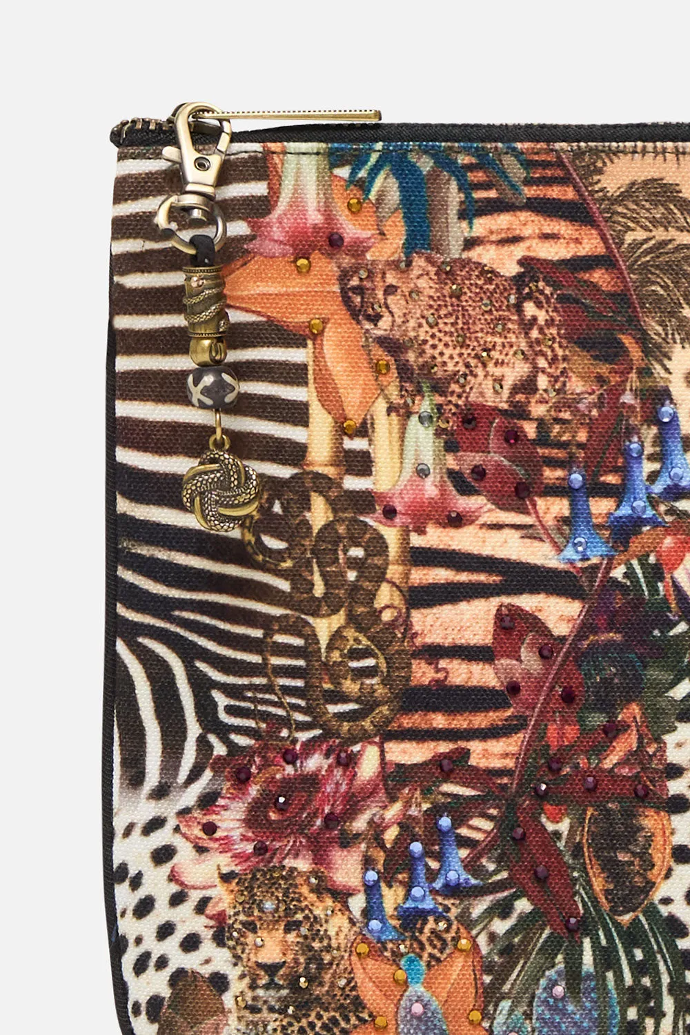 SMALL CANVAS CLUTCH NATURAL INSTINCT sold by Camilla product image thumbnail 2