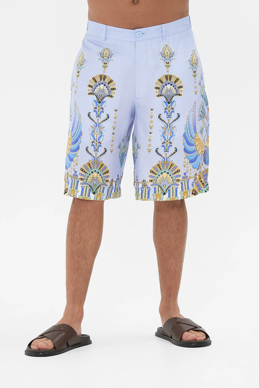 FIXED WAIST MID LENGTH WALK SHORT UNDER SCARAB SKIES sold by Camilla product image thumbnail 5