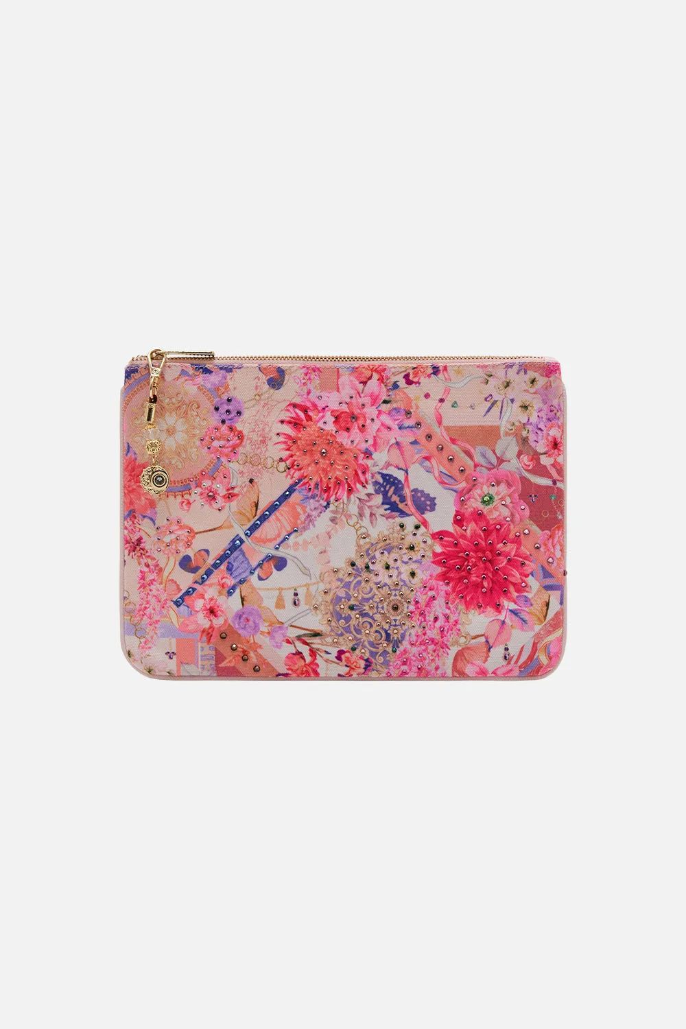 SMALL CANVAS CLUTCH ROSE BED RENDEZVOUS sold by Camilla