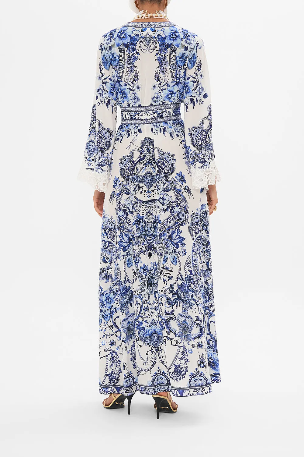 KIMONO SLEEVE DRESS WITH SHIRRING DETAIL GLAZE AND GRAZE sold by Camilla product image thumbnail 2