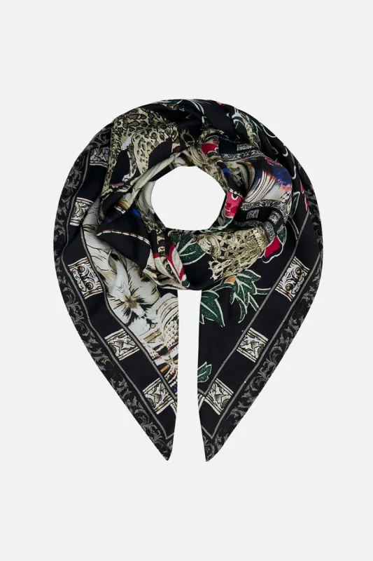 LARGE SQUARE SCARF HOLLYWOOD HEIST sold by Camilla