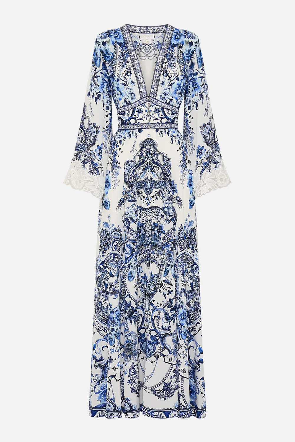 KIMONO SLEEVE DRESS WITH SHIRRING DETAIL GLAZE AND GRAZE sold by Camilla product image thumbnail 3