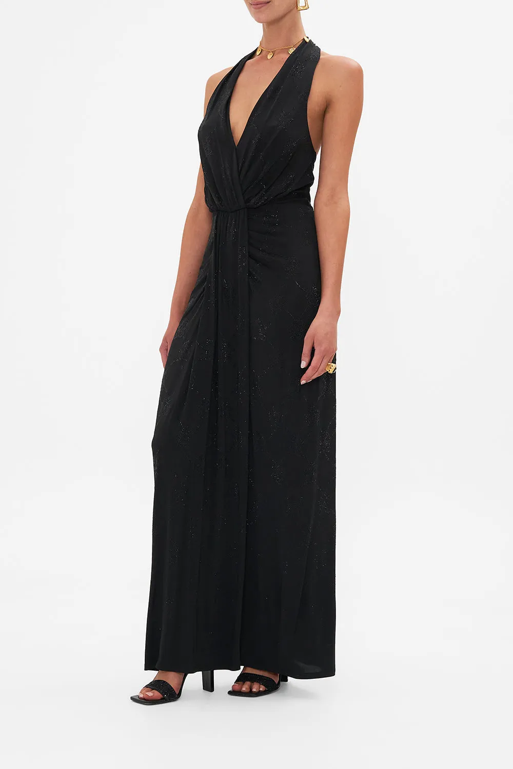 LONG JERSEY HALTER DRESS AMSTERGLAM sold by Camilla product image thumbnail 4