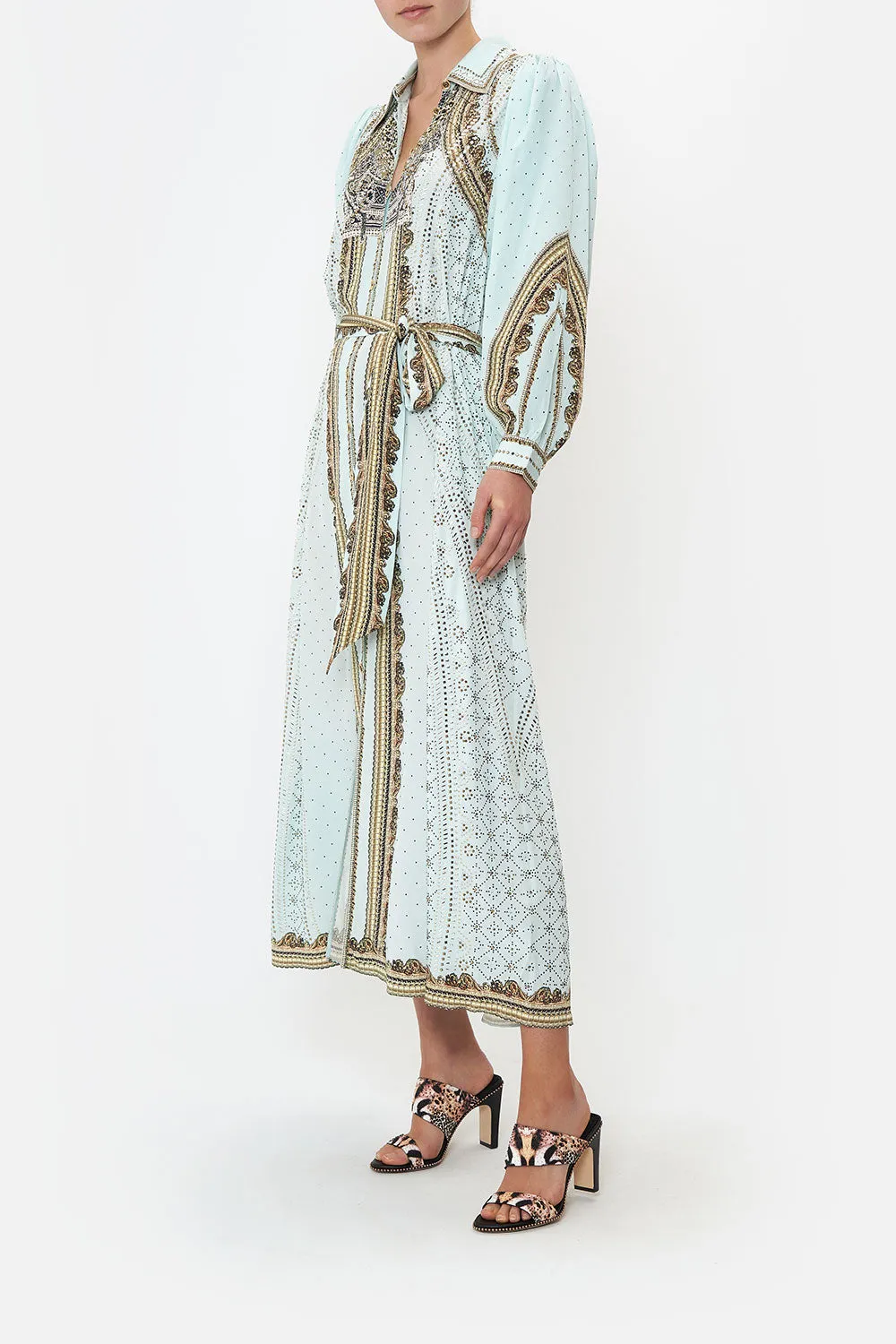 CURVED COLLAR SHIRT DRESS LUXE ESPIRITU sold by Camilla product image thumbnail 4