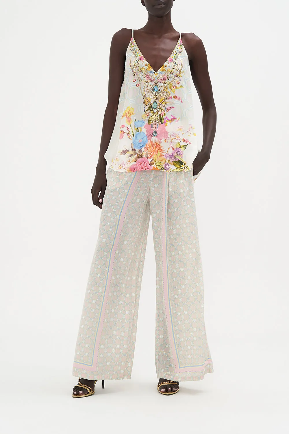 V NECK CAMI SUNLIGHT SYMPHONY sold by Camilla