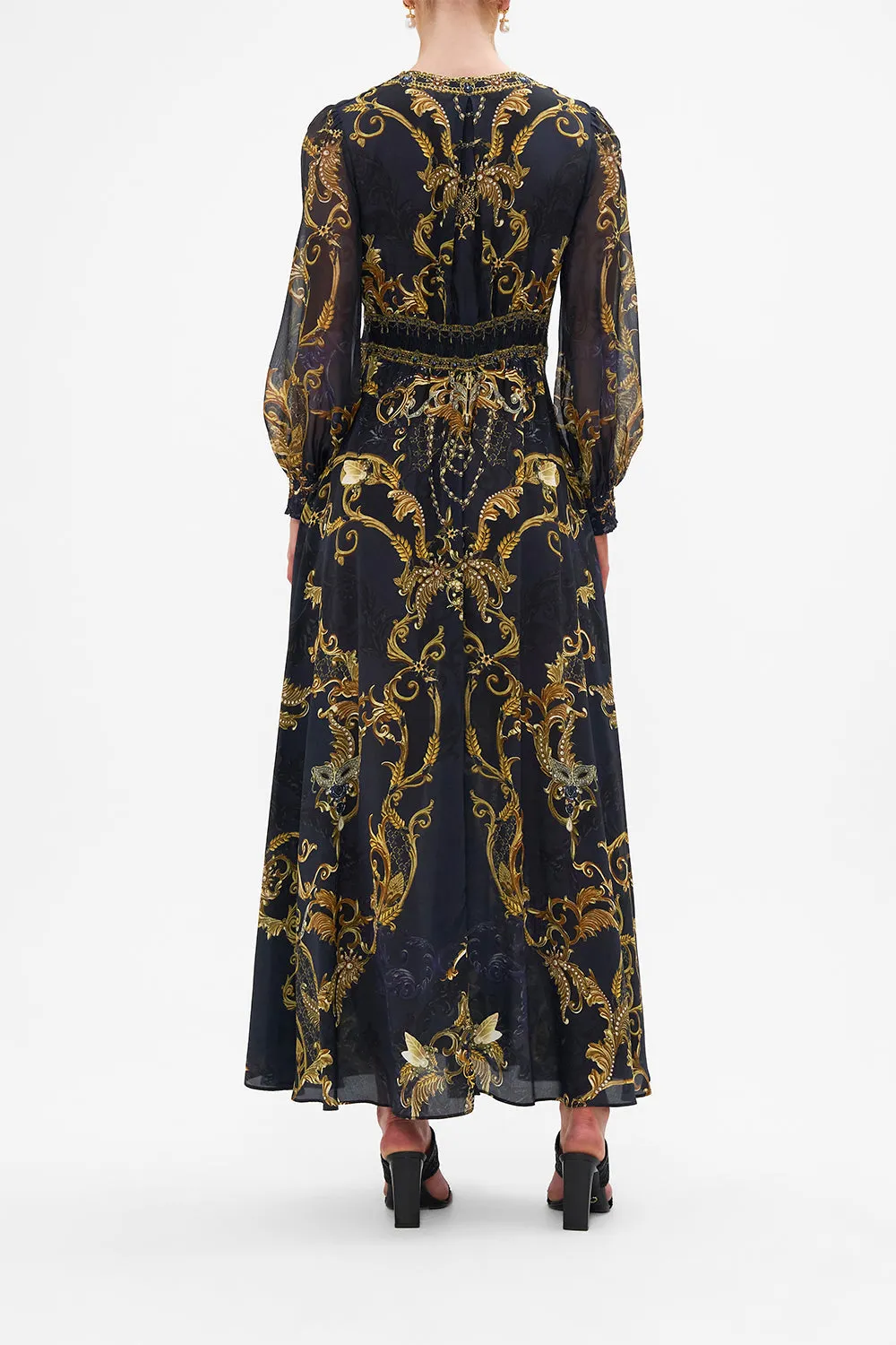 BUTTON DRESS WITH SHAPED WAISTBAND MOONLIGHT MELODIES sold by Camilla product image thumbnail 2