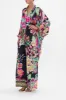 BUTTON UP TOP WITH DRAPED BACK PRINTED PRIMA VERA sold by Camilla