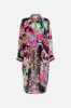 BUTTON UP TOP WITH DRAPED BACK PRINTED PRIMA VERA sold by Camilla