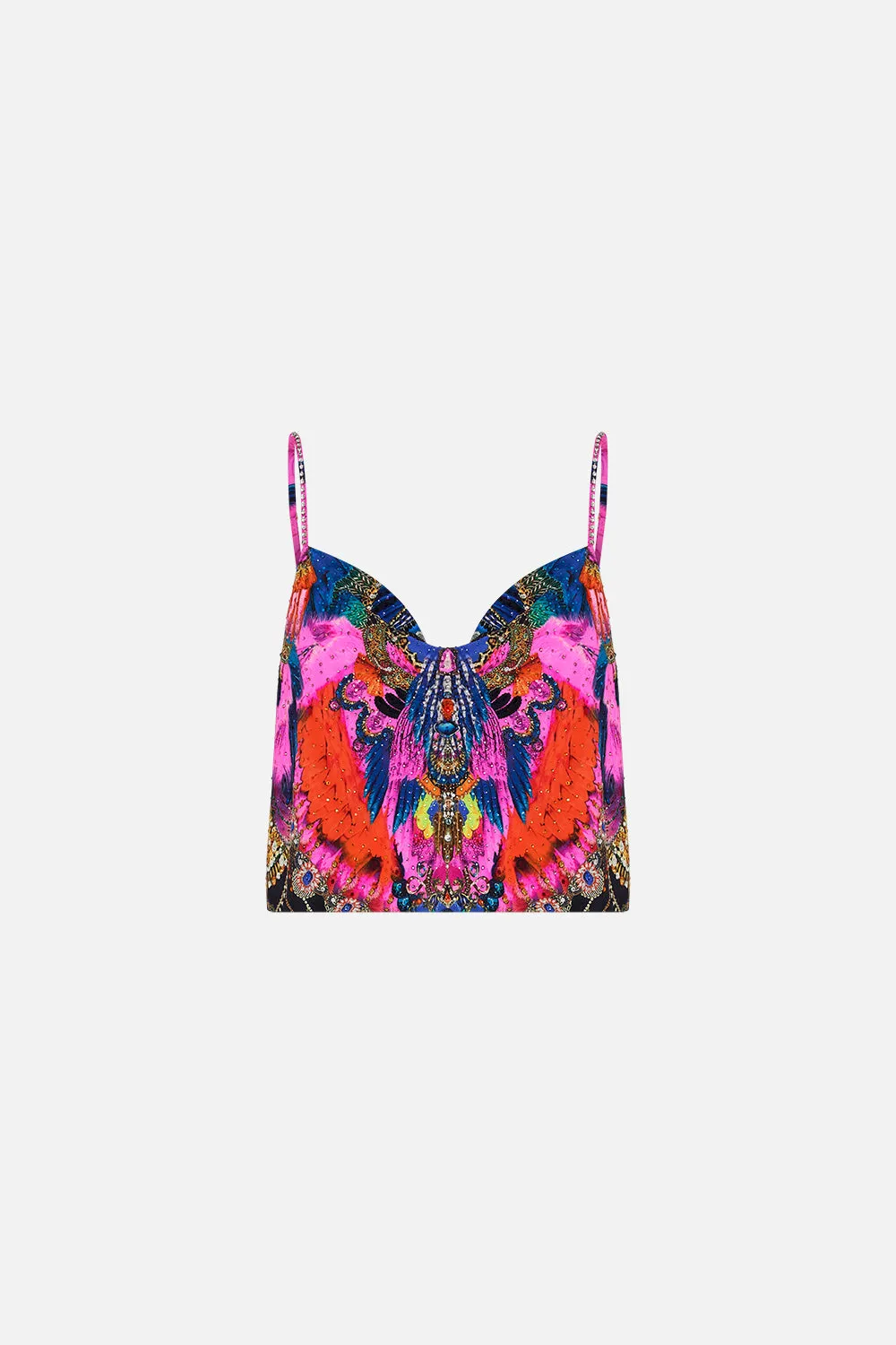 BIAS CROP CAMI DANCING WITH DESTINY sold by Camilla product image thumbnail 3