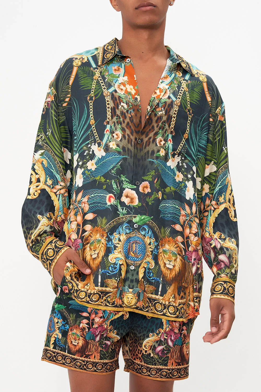 MENS OVERSIZED SHIRT FEARLESS FELIS sold by Camilla product image thumbnail 5