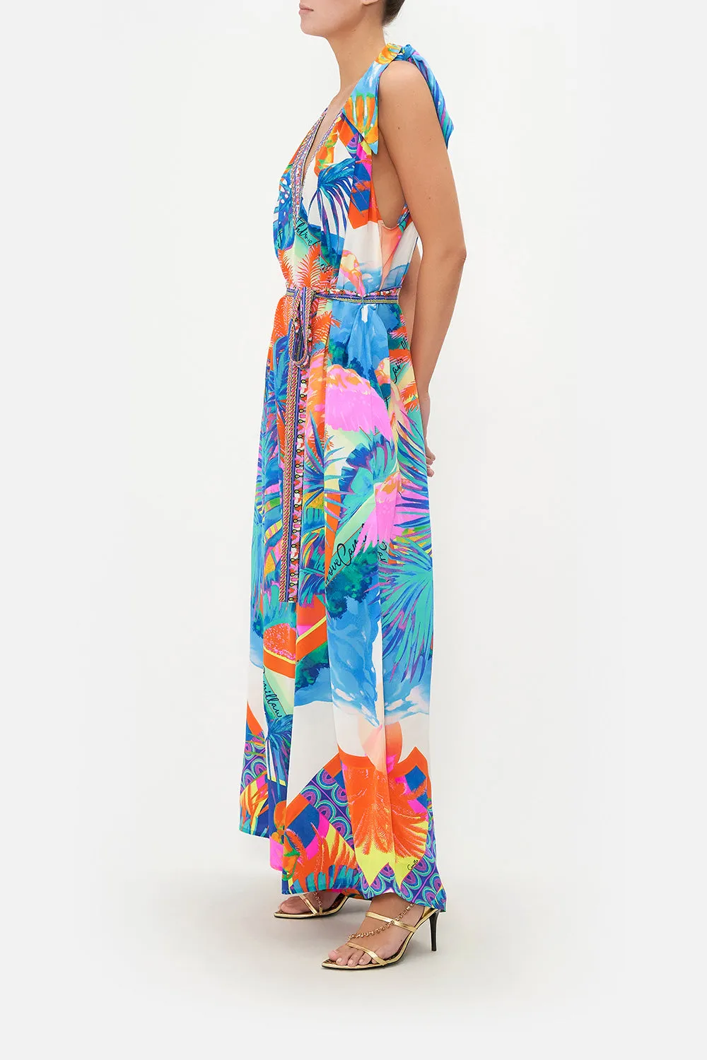 SCARF TIE JUMPSUIT FLAMENCO FLAMINGO sold by Camilla product image thumbnail 4