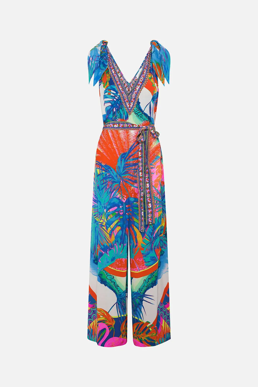 SCARF TIE JUMPSUIT FLAMENCO FLAMINGO sold by Camilla product image thumbnail 3
