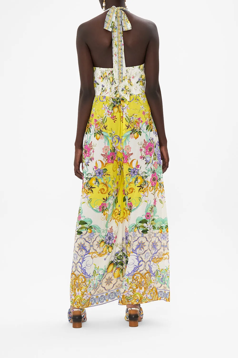 HALTERNECK JUMPSUIT WITH TIE NECK CATERINA SPRITZ sold by Camilla product image thumbnail 2