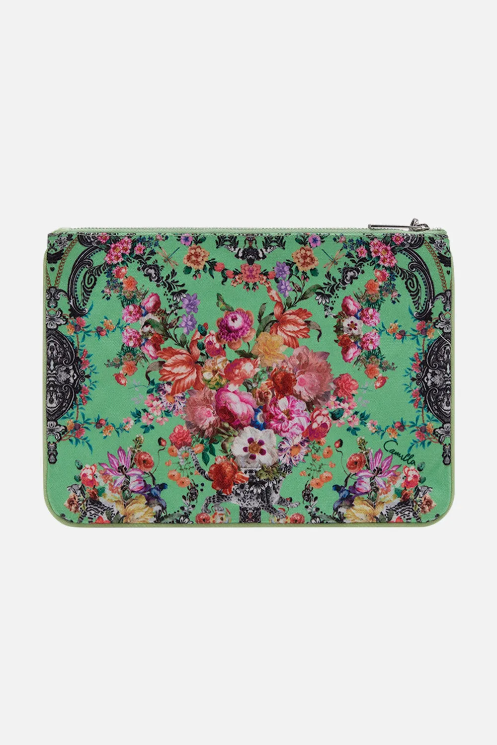 SMALL CANVAS CLUTCH PORCELAIN DREAM sold by Camilla product image thumbnail 3