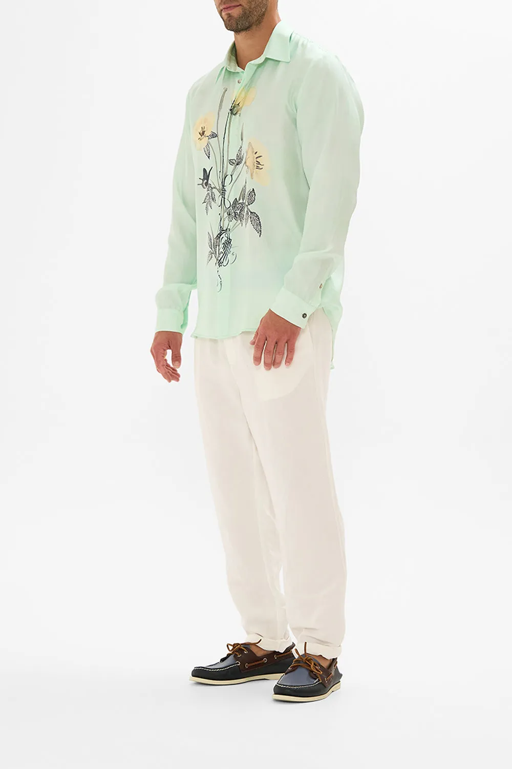 LONG SLEEVE HIDDEN PLACKET SHIRT PETAL PROMISE LAND sold by Camilla product image thumbnail 4