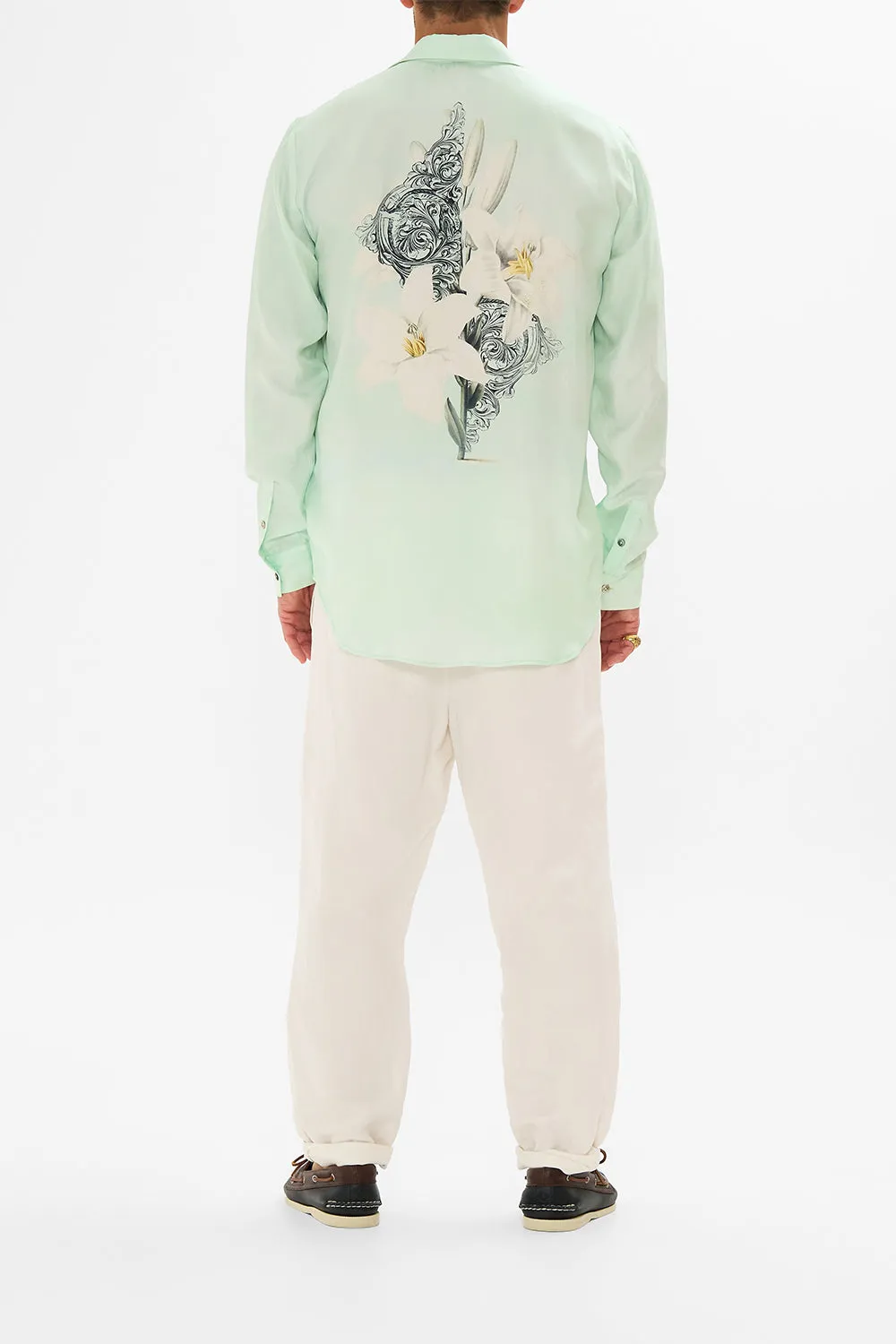 LONG SLEEVE HIDDEN PLACKET SHIRT PETAL PROMISE LAND sold by Camilla product image thumbnail 2