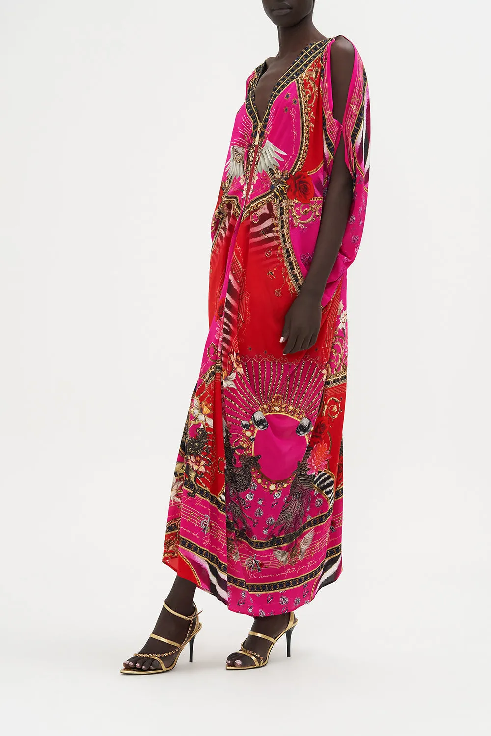 LONG DRAPE DRESS WITH ZIP FRONT WHAT HAPPENS ON TOUR sold by Camilla product image thumbnail 4