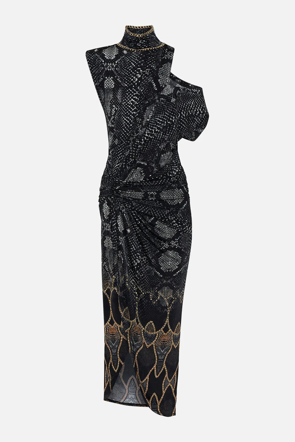 GATHERED COLUMN JERSEY DRESS WILD HORSES sold by Camilla product image thumbnail 3