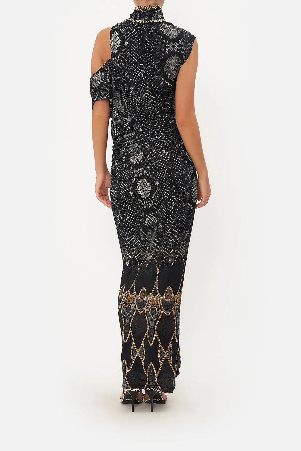 GATHERED COLUMN JERSEY DRESS WILD HORSES sold by Camilla product image thumbnail 2