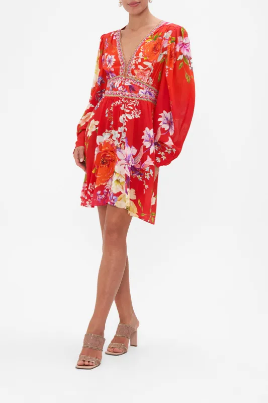 DROP SLEEVE DRESS WITH WAISTBAND KISS AND TELL sold by Camilla