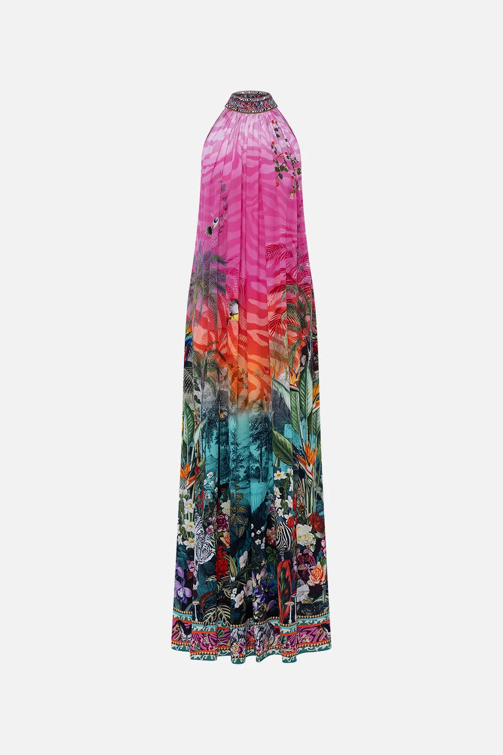 TIE NECK LONG DRESS UNTAMED RUNAWAY sold by Camilla product image thumbnail 3