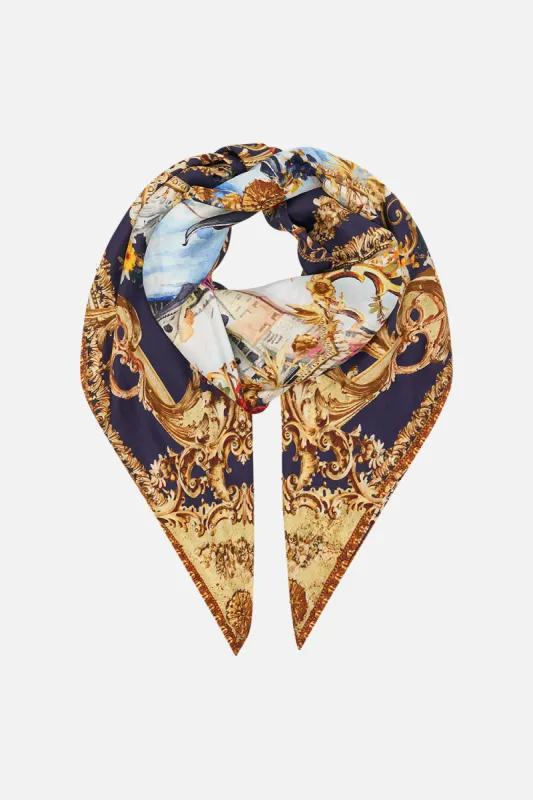 LARGE SQUARE SCARF VENICE VIGNETTE sold by Camilla
