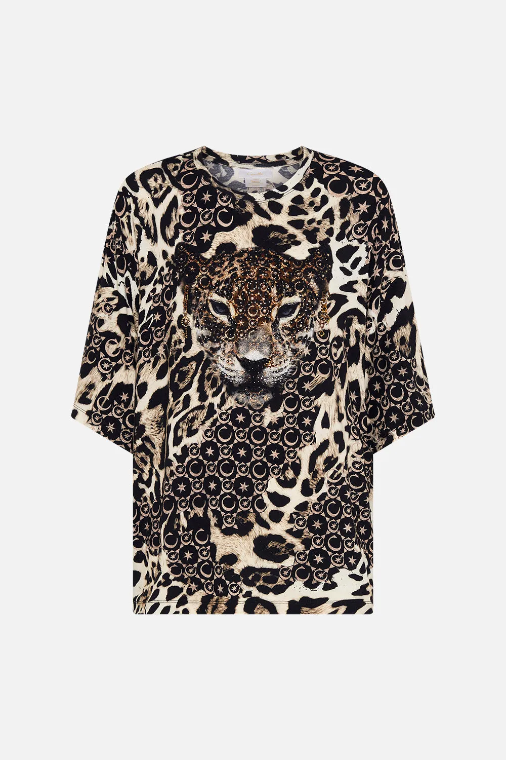 RELAXED BODY AND SLEEVE TEE WILDCAT SOIREE sold by Camilla product image thumbnail 3
