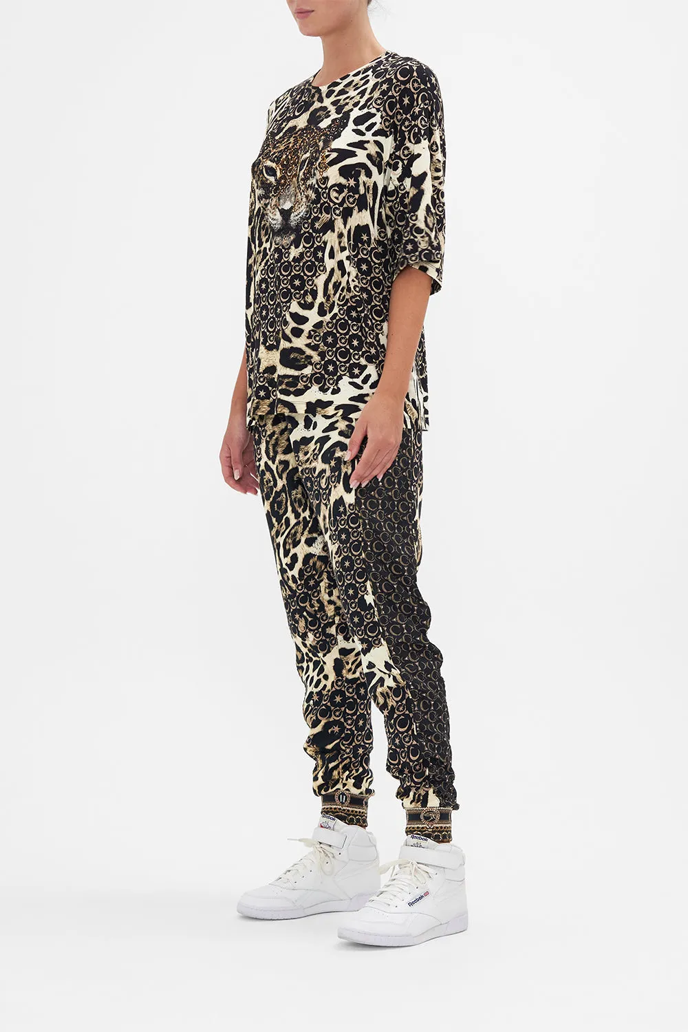 RELAXED BODY AND SLEEVE TEE WILDCAT SOIREE sold by Camilla product image thumbnail 4