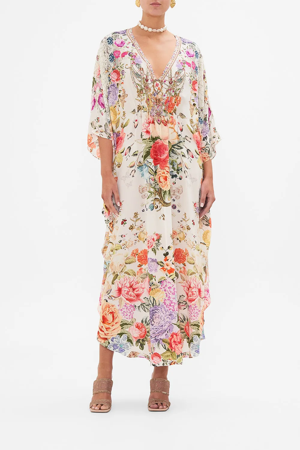GATHERED WAIST KAFTAN SEW YESTERDAY sold by Camilla