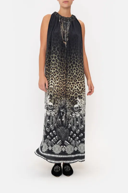 DRAWSTRING DRESS ORDER OF DISORDER made by Camilla