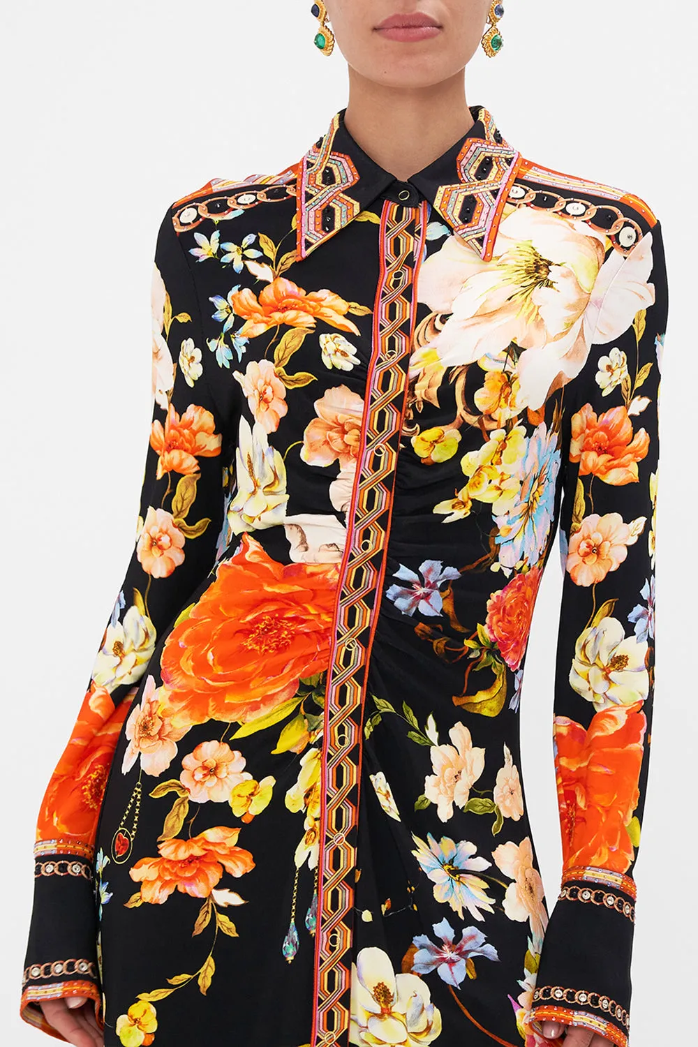 JERSEY MIDI SHIRT DRESS SECRET HISTORY sold by Camilla product image thumbnail 5