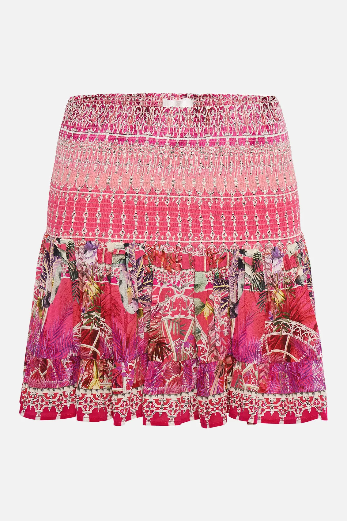 SHORT SHIRRED SKIRT GLASSHOUSE ROMANCE sold by Camilla product image thumbnail 3