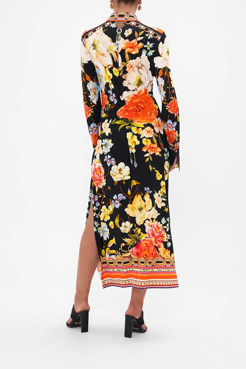 JERSEY MIDI SHIRT DRESS SECRET HISTORY sold by Camilla product image thumbnail 3