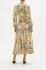BUTTON THROUGH DRESS WITH YOKE BIRDS AND THE BEES sold by Camilla
