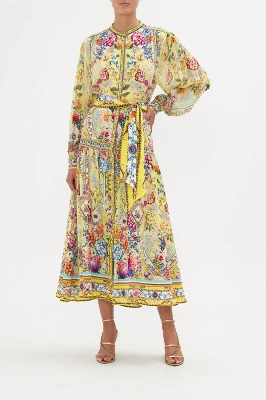 BUTTON THROUGH DRESS WITH YOKE BIRDS AND THE BEES sold by Camilla