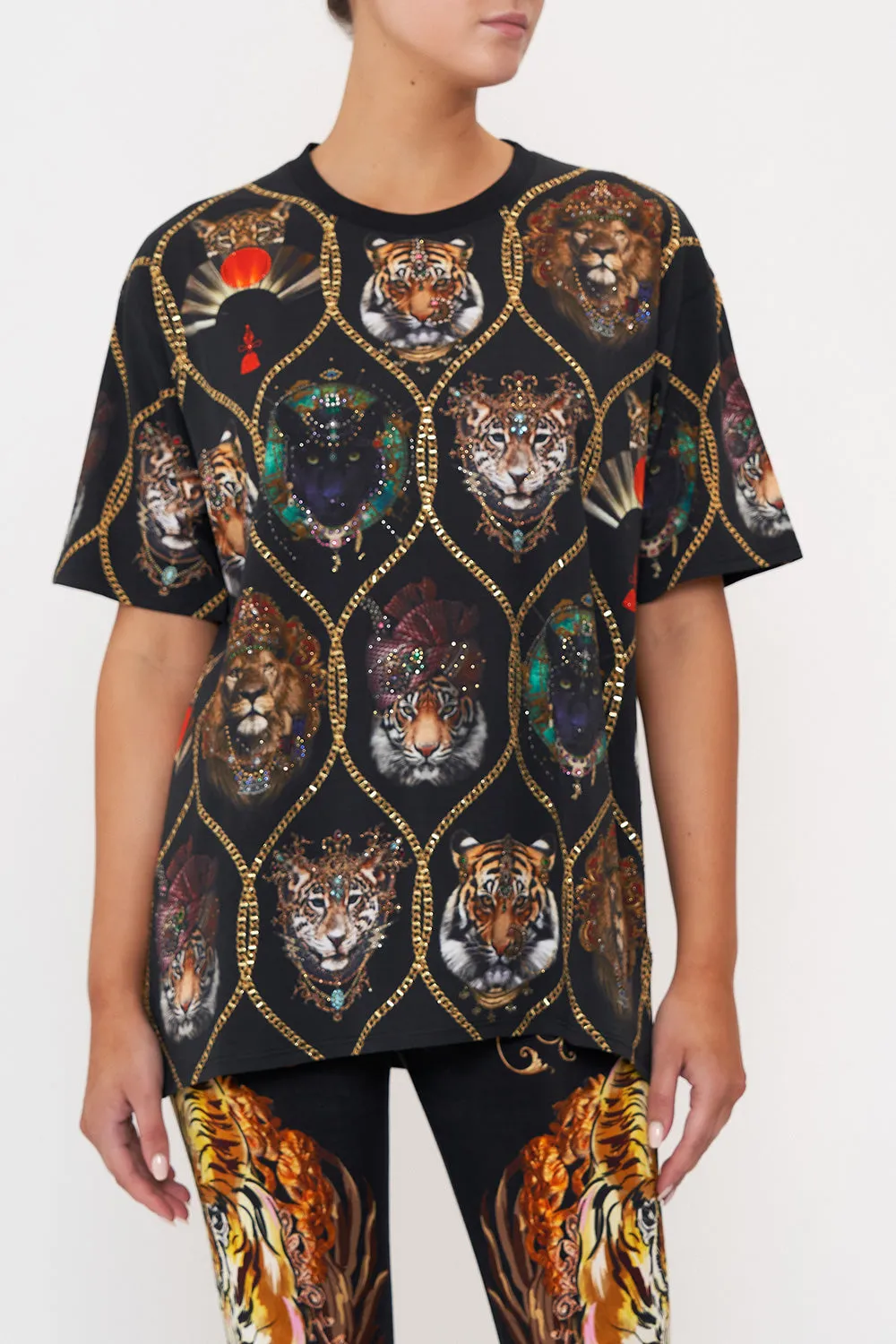 OVERSIZE BAND TEE JAGGIS JEWELS sold by Camilla product image thumbnail 5