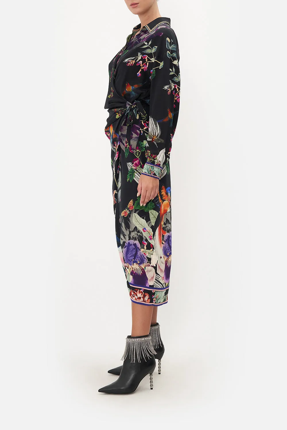 TWIST FRONT SHIRT DRESS PARADISO PLACE sold by Camilla product image thumbnail 4