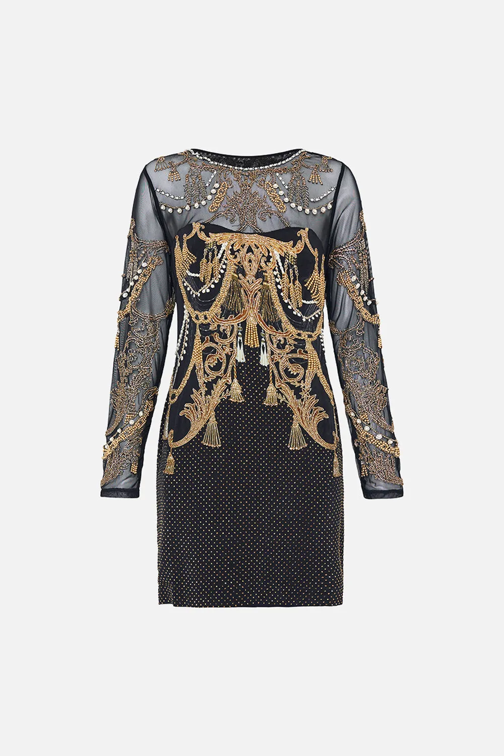 SPLICED MESH SHORT DRESS RAVIN RAVEN sold by Camilla product image thumbnail 3