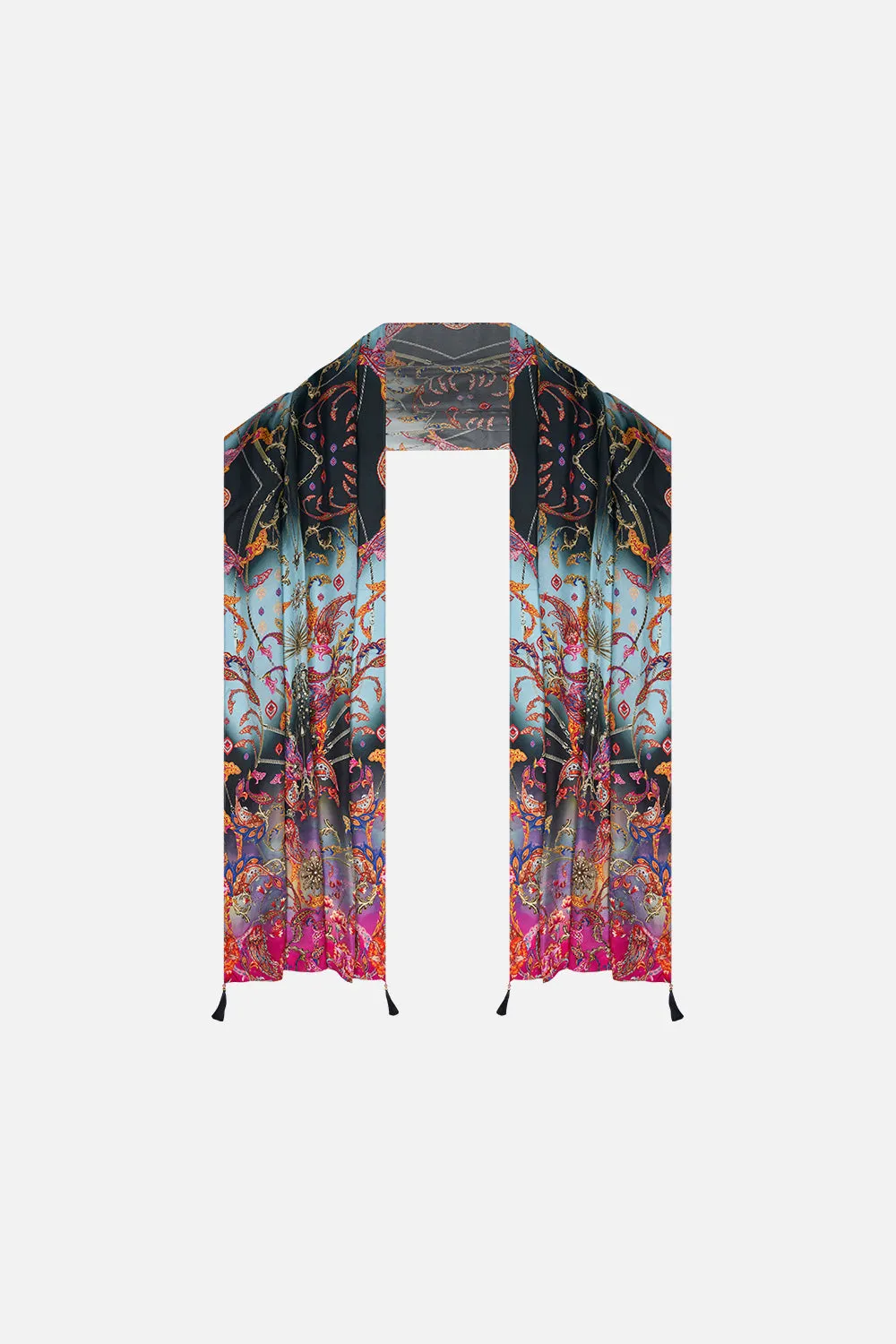 MODEST SCARF WITH TASSEL WHAT LIES BENEATH sold by Camilla