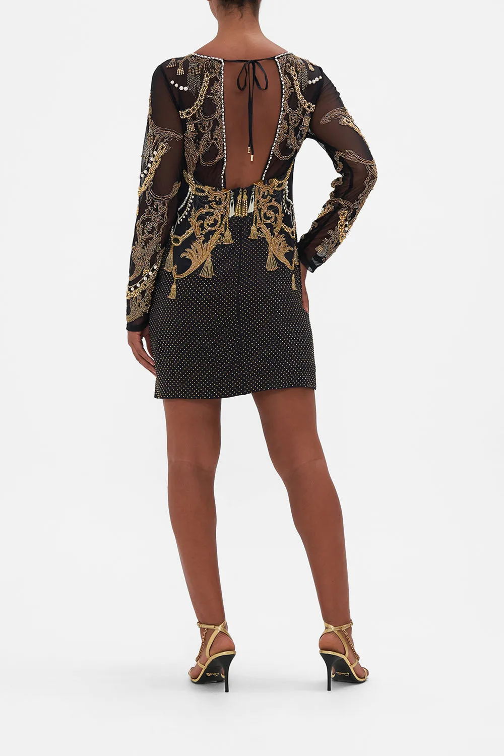 SPLICED MESH SHORT DRESS RAVIN RAVEN sold by Camilla product image thumbnail 2