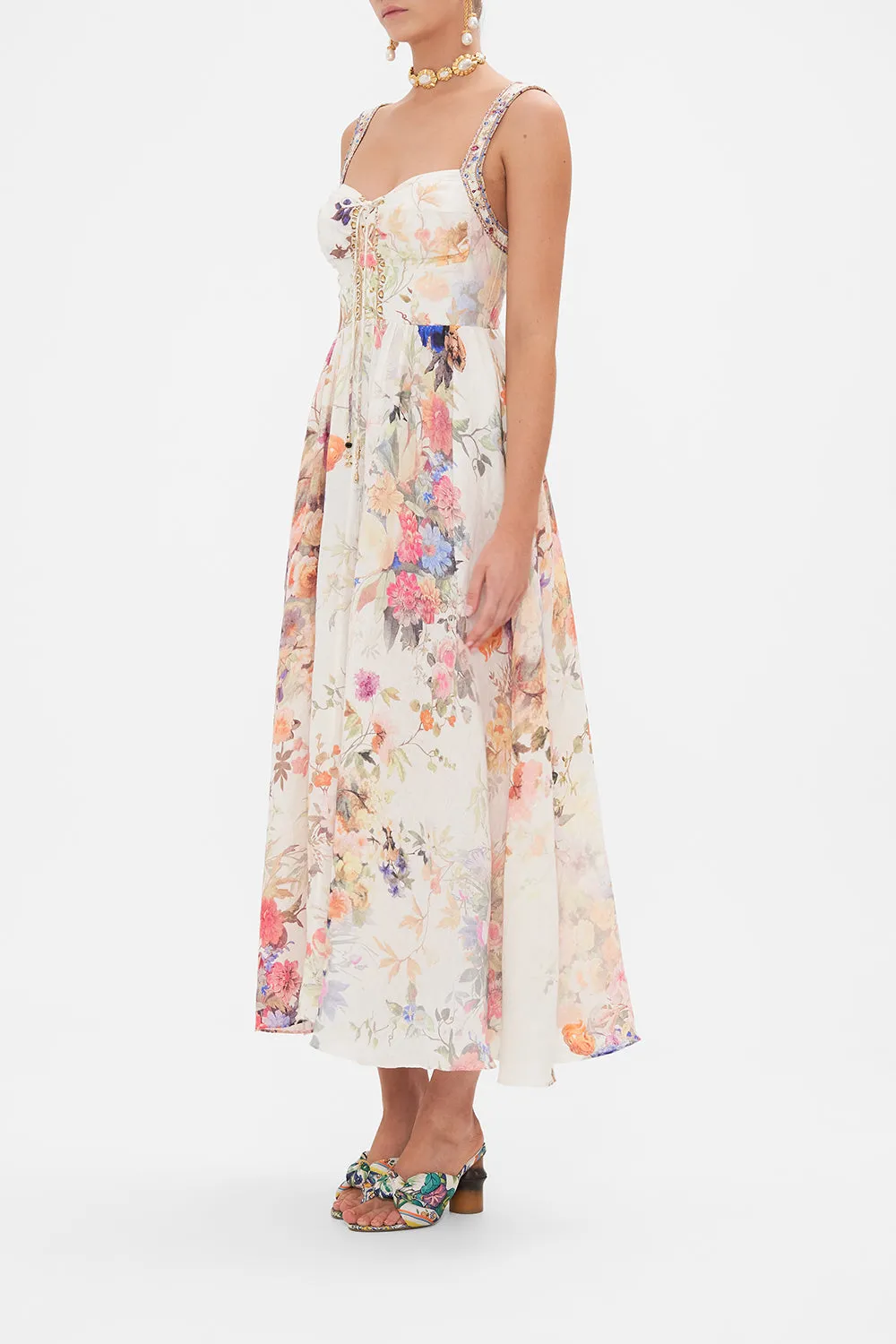 EYELET BUSTIER DRESS FRIENDS WITH FRESCOS sold by Camilla product image thumbnail 4