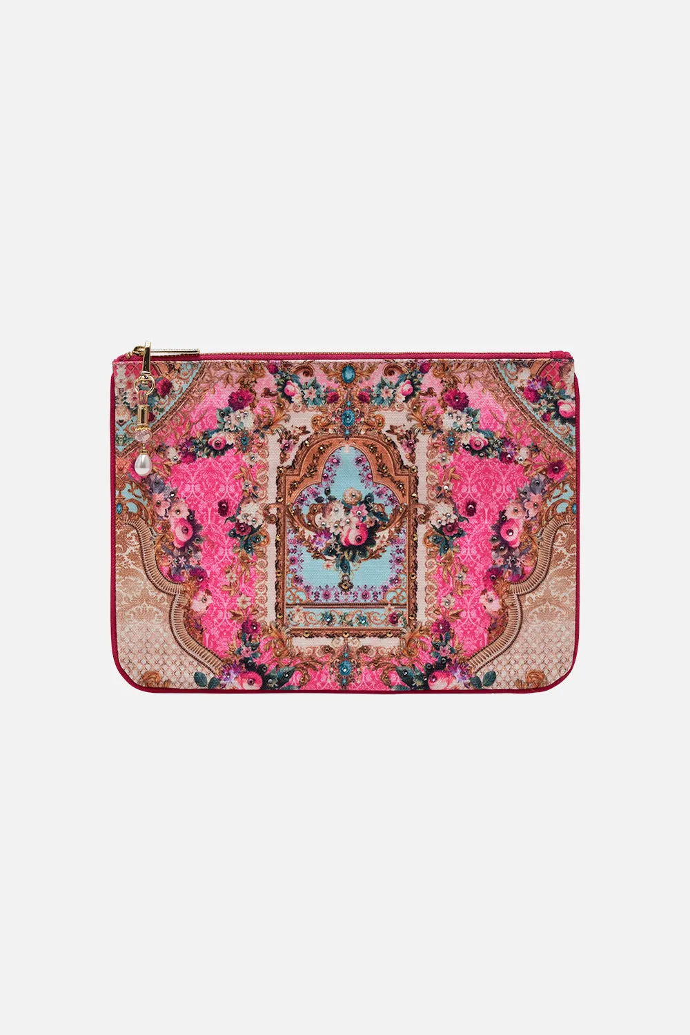 SMALL CANVAS CLUTCH CALL OF THE CANAL sold by Camilla