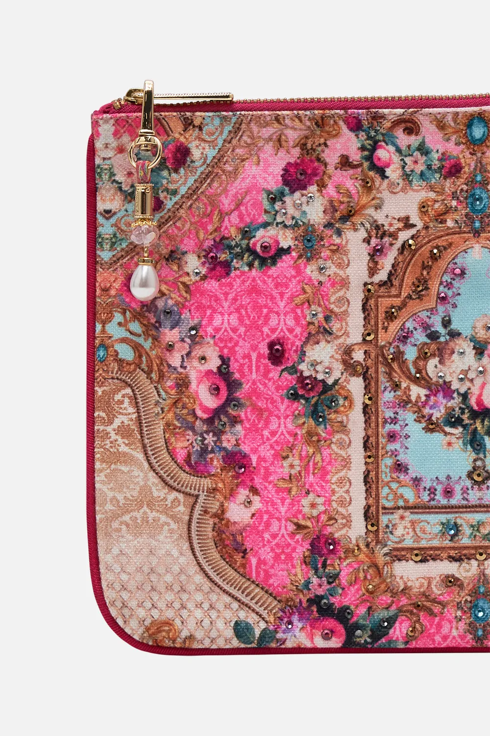 SMALL CANVAS CLUTCH CALL OF THE CANAL sold by Camilla product image thumbnail 2