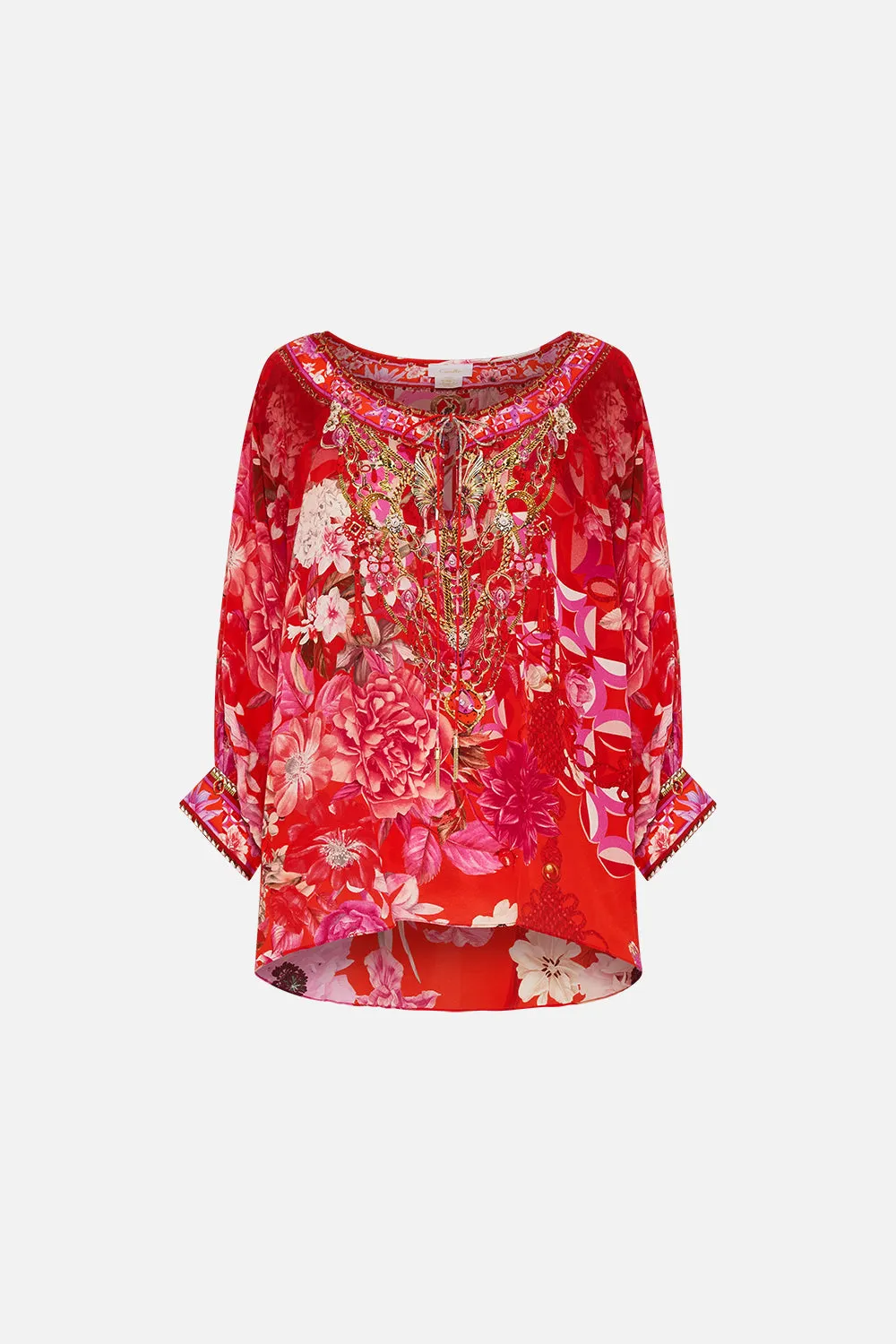 RAGLAN SLEEVE BLOUSE WITH CUFF SECRET GARDEN sold by Camilla product image thumbnail 3