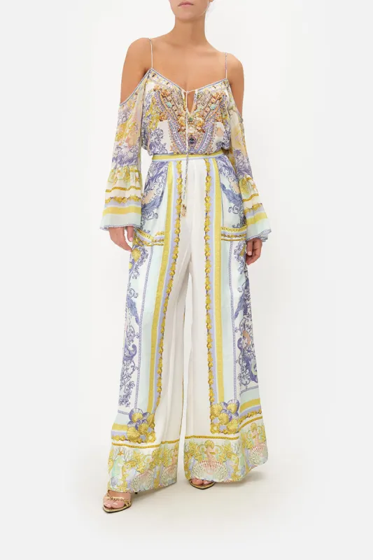 WIDE LEG TROUSER WITH FRONT POCKETS STAR OF THE SEA sold by Camilla