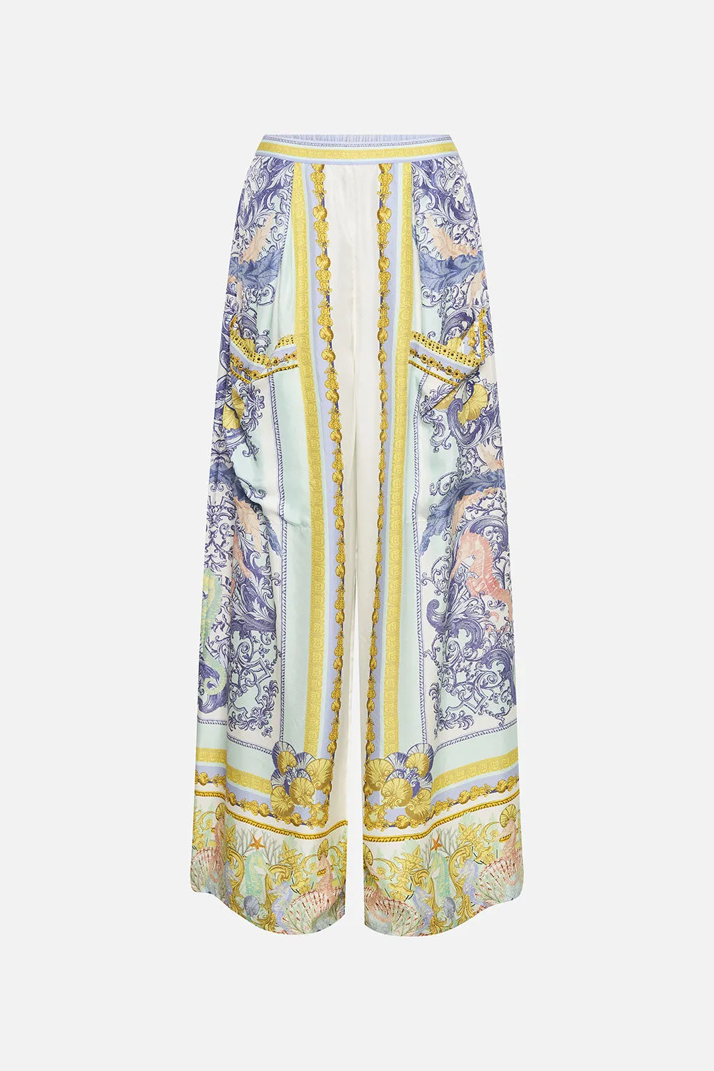 WIDE LEG TROUSER WITH FRONT POCKETS STAR OF THE SEA sold by Camilla product image thumbnail 3